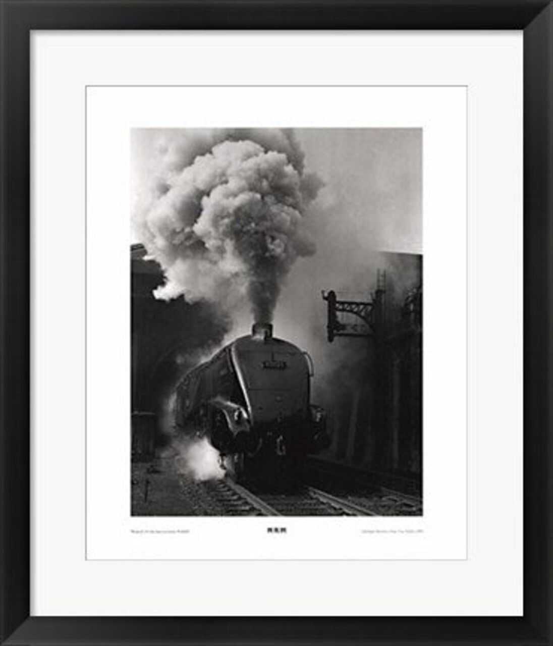 Framed Art NRM Woodcock A4 Class Steam Locomotive by Eric Treacy
